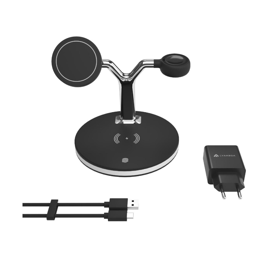 Беспроводное зарядное устройство LYAMBDA LT111-V2 Black