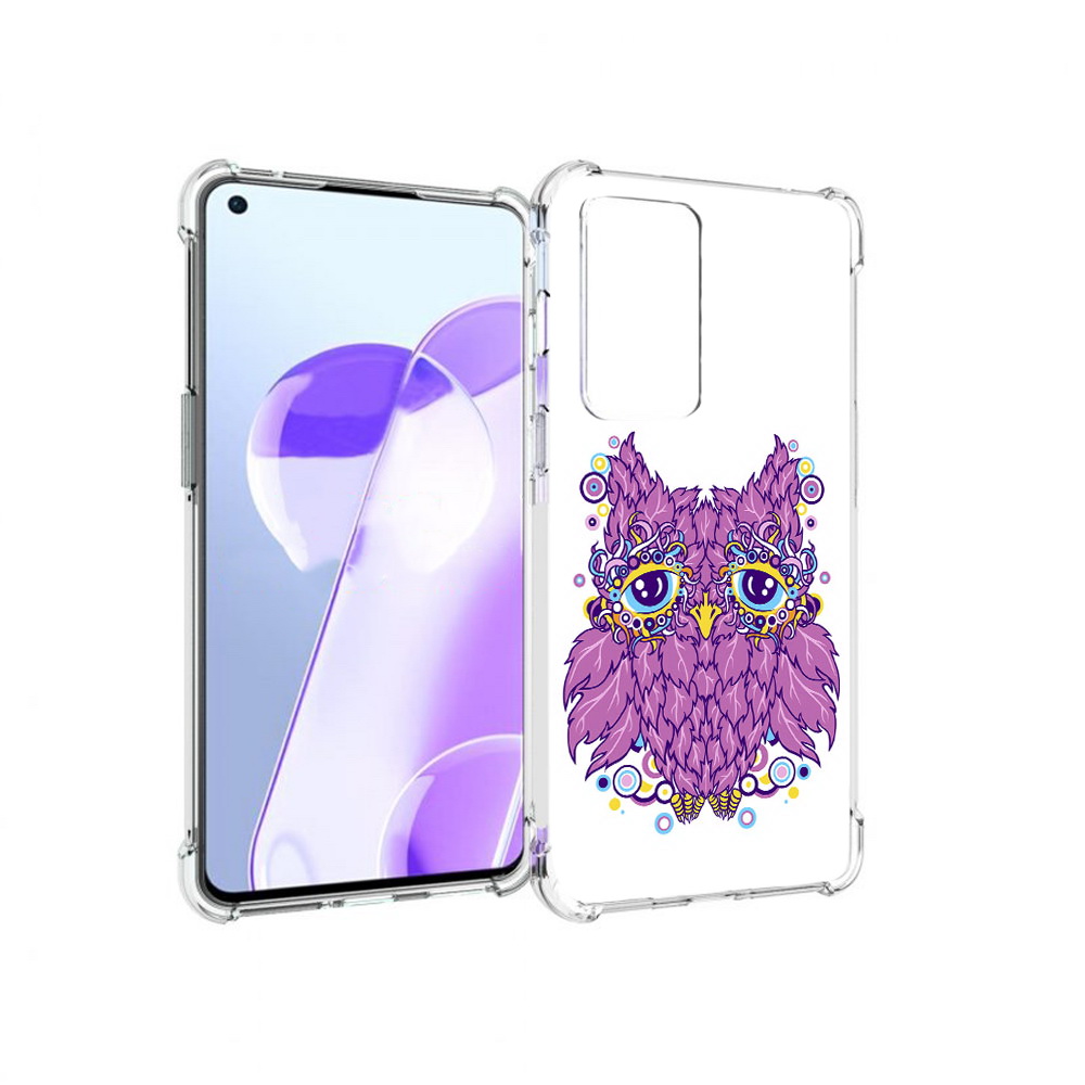 

Чехол MyPads Tocco для OnePlus 9RT Розовая сова (PT172016.131.147), Прозрачный, Tocco