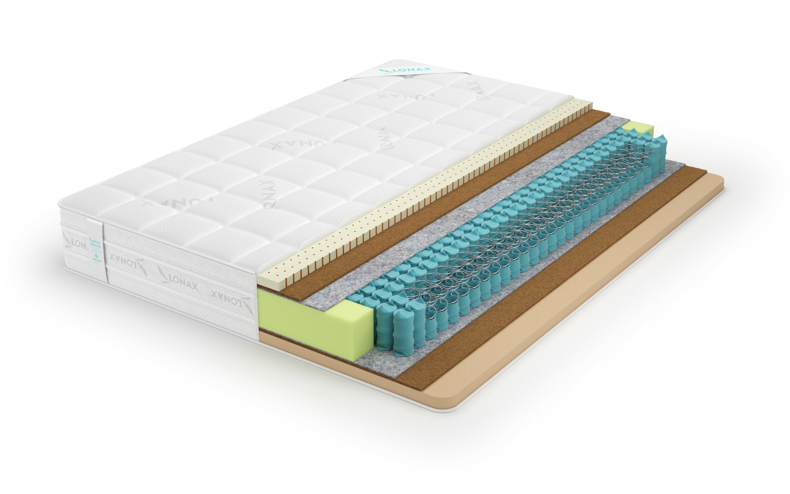 

Матрас Lonax Memory Latex Medium TFK 80х190 серии Ассорти, Бежевый;белый;серый;серебристый, Memory Latex Medium TFK