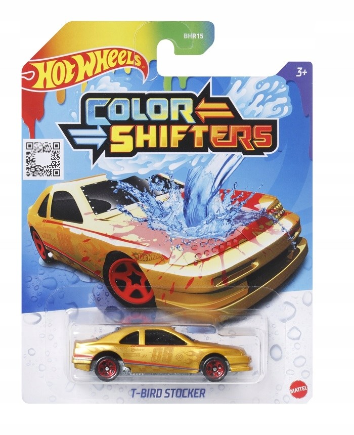 Машинка Hot Wheels Color Shifters T-BIRD STOCKER, W4117-LA14 оранжевый