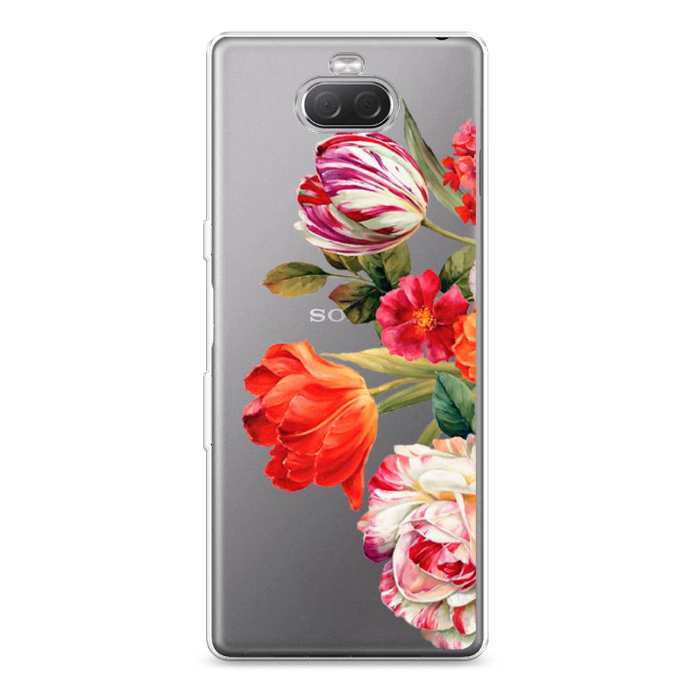 

Силиконовый чехол "Весенний букет" на Sony Xperia 10 Plus, 54150-8