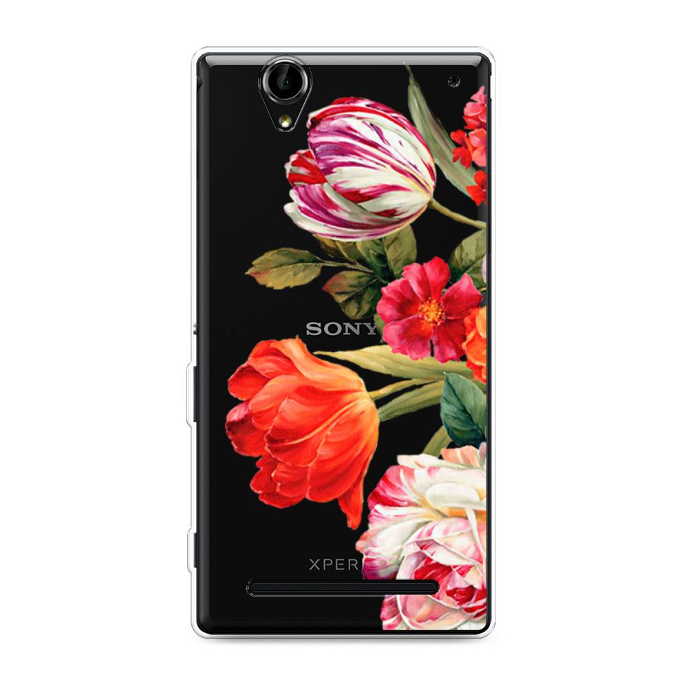 

Чехол Awog на Sony Xperia T2 Ultra "Весенний букет", Разноцветный, 50950-8