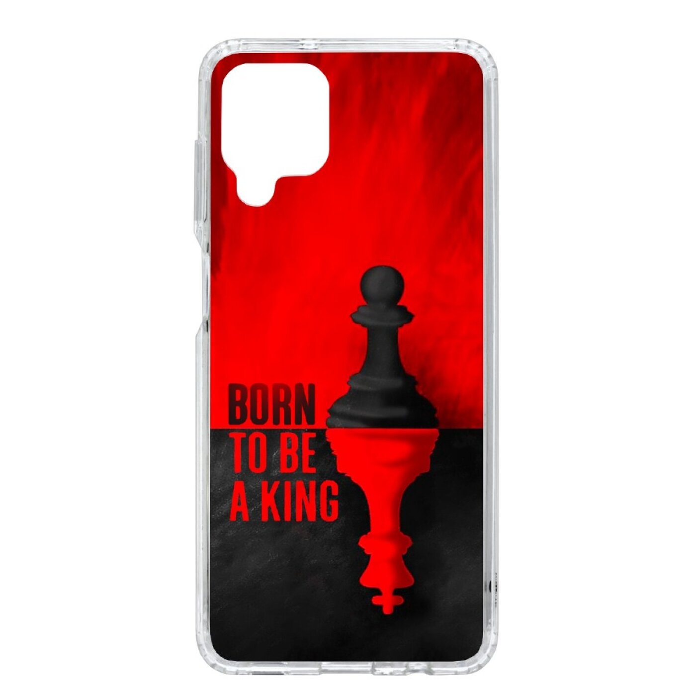 фото Чехол на samsung galaxy a12 kruche print born to be a king кruче