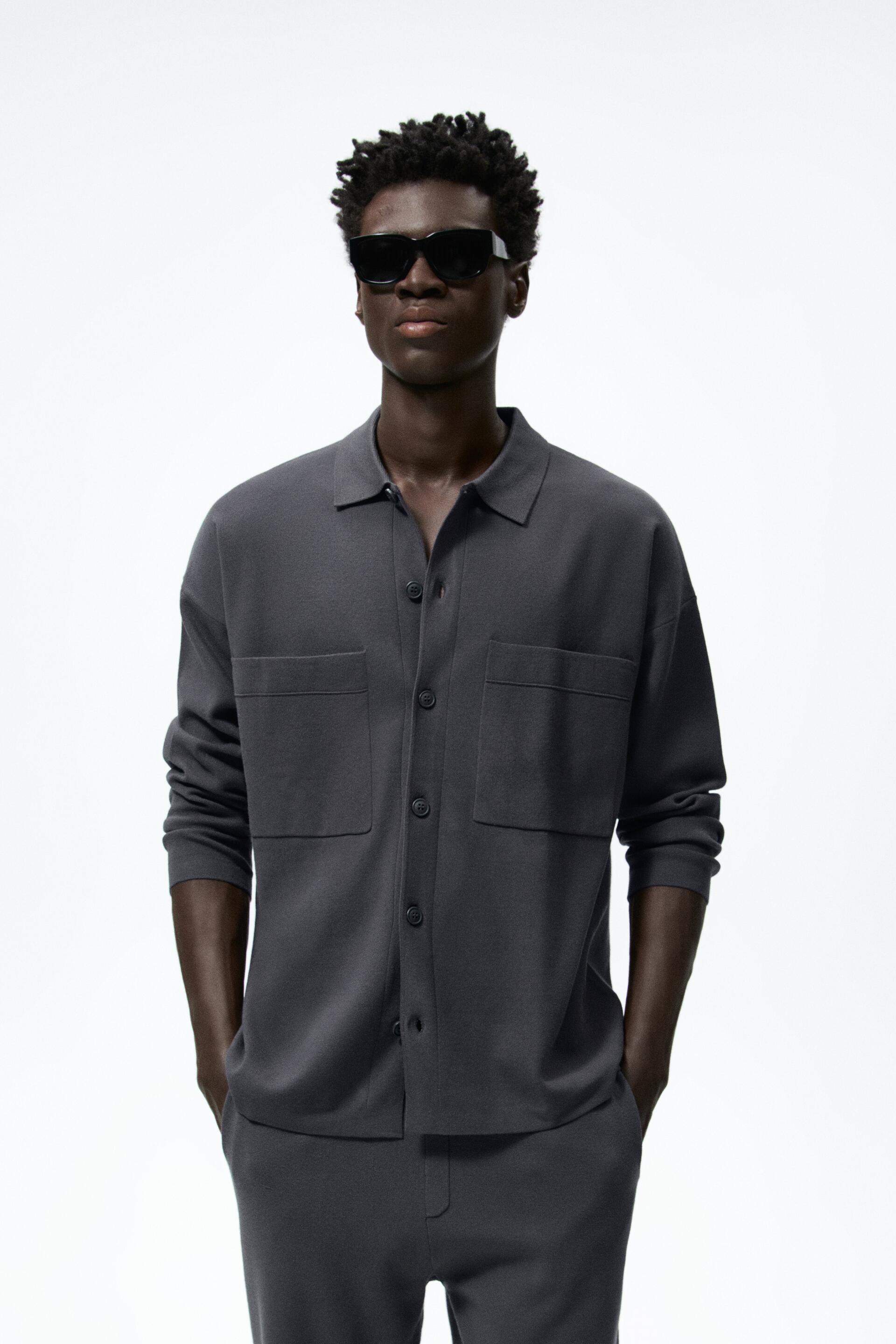 

Рубашка мужская ZARA 00632412 черная S/M (доставка из-за рубежа), 00632412