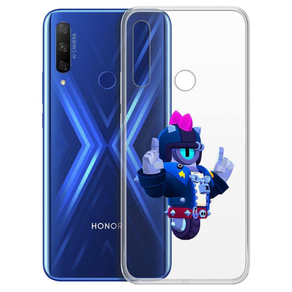 

Чехол-накладка Brawl Stars-Дикий Сту для Huawei P Smart Zor 9x, Прозрачный