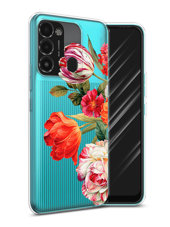 

Чехол Awog на Tecno Spark Go 2022/8С/9 "Весенний букет", Разноцветный, 301250-8