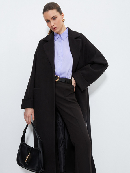 

Пальто женское ZARINA 3123458108 черное S, 3123458108