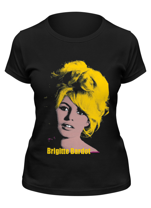 

Футболка женская Printio Brigitte bardot черная 2XL, Черный, Brigitte bardot