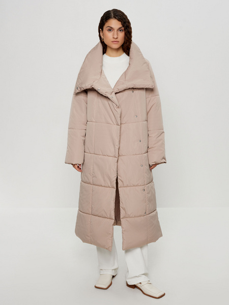 

Пальто женское ZARINA 2461440140 бежевое XL, Бежевый, 2461440140