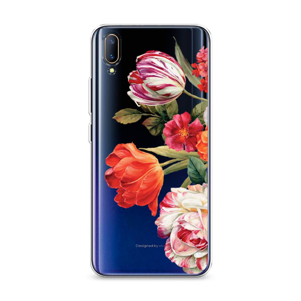 

Чехол Awog на Vivo V11/V11 Pro "Весенний букет", Разноцветный, 260850-8