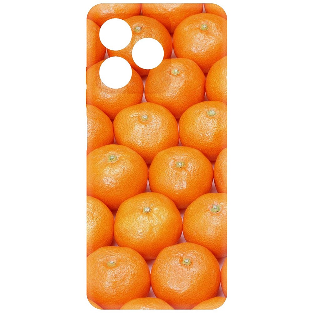 

Чехол-накладка Krutoff Soft Case Мандаринки для Realme C51 черный
