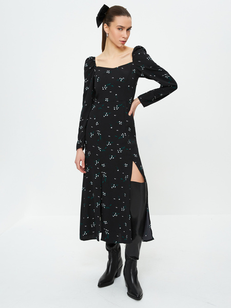 

Платье женское ZARINA 3123004504 черное XL, Черный, 3123004504