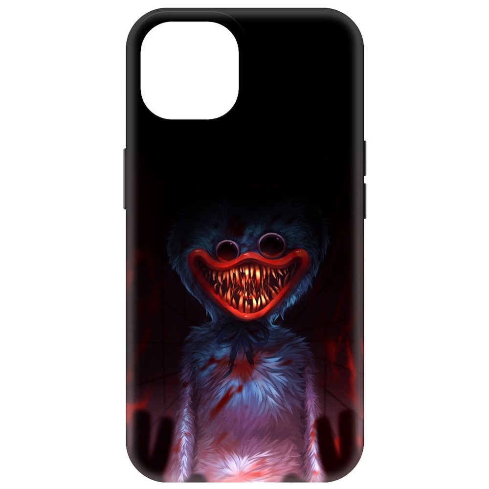 

Чехол-накладка Krutoff Soft Case Атака Хаги Ваги для iPhone 15 черный