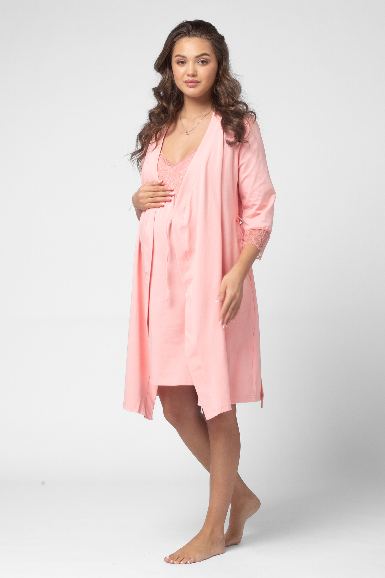 Комплект домашний для беременных женский Mama's fantasy 14-53123MF розовый 50 RU