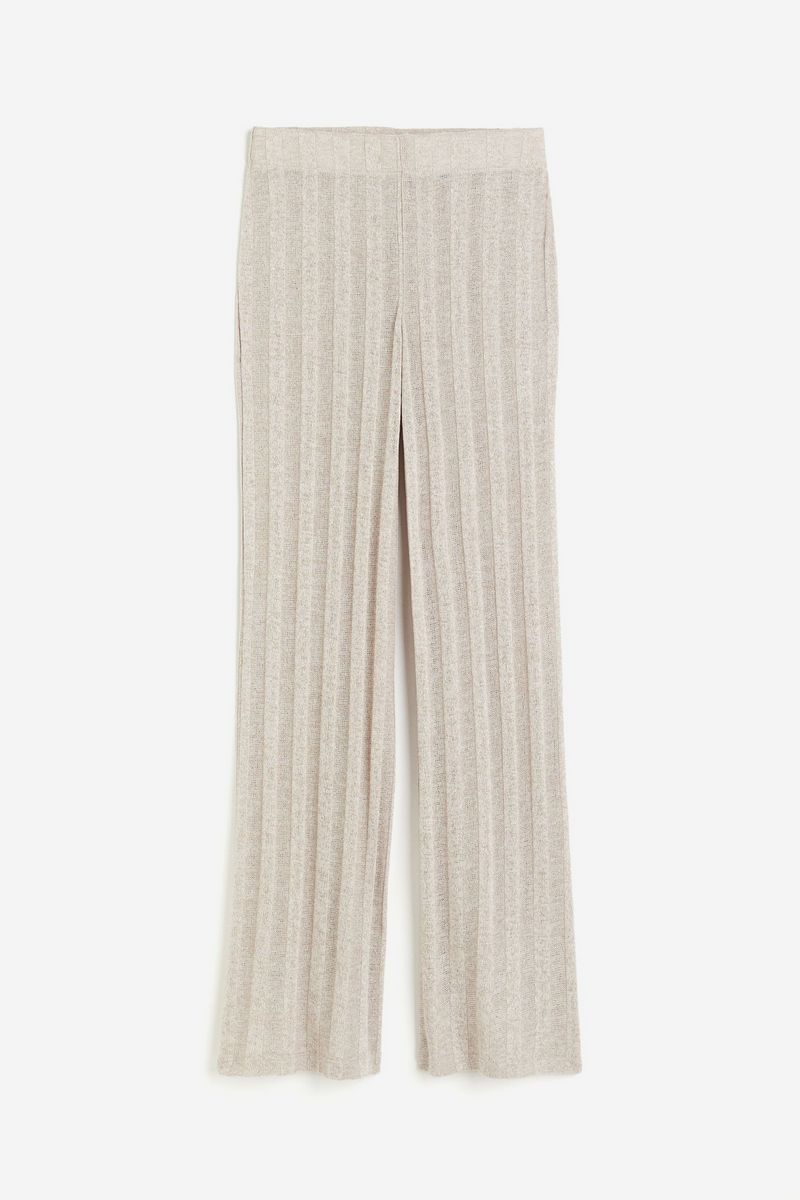 

Брюки женские H&M 1192017 бежевые XS, Бежевый, 1192017