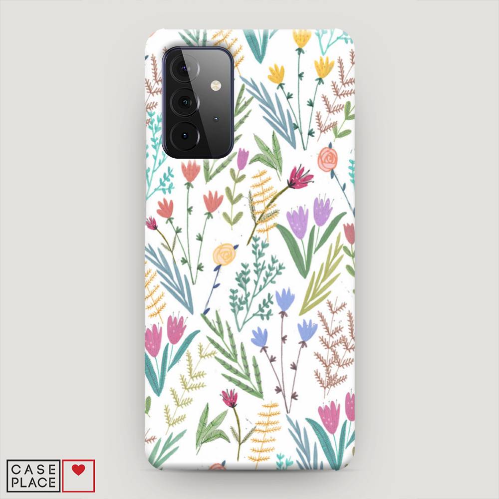 

Пластиковый чехол "Полевые цветы рисунок" на Samsung Galaxy A72, 2101920-6