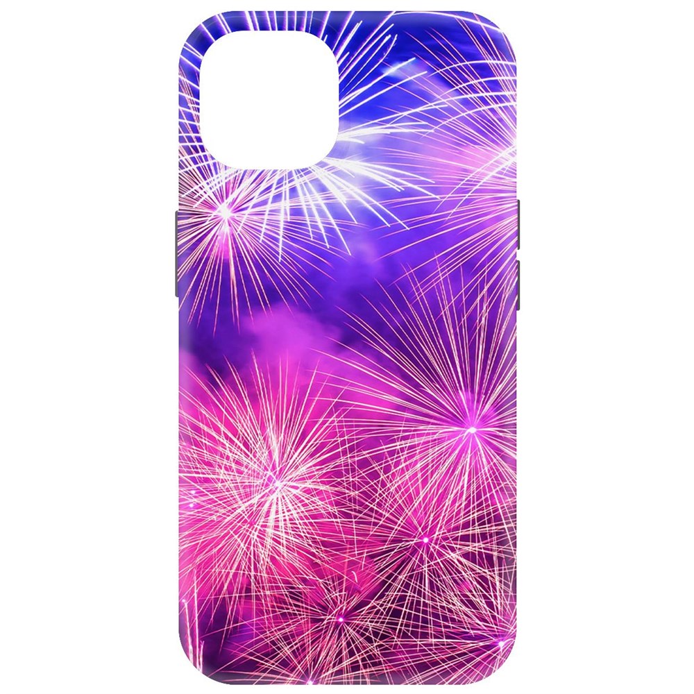 

Чехол-накладка Krutoff Soft Case Салют для iPhone 15 черный
