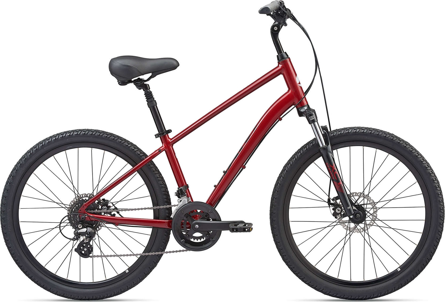 фото Велосипед giant sedona dx 2021 19.5" burgundy
