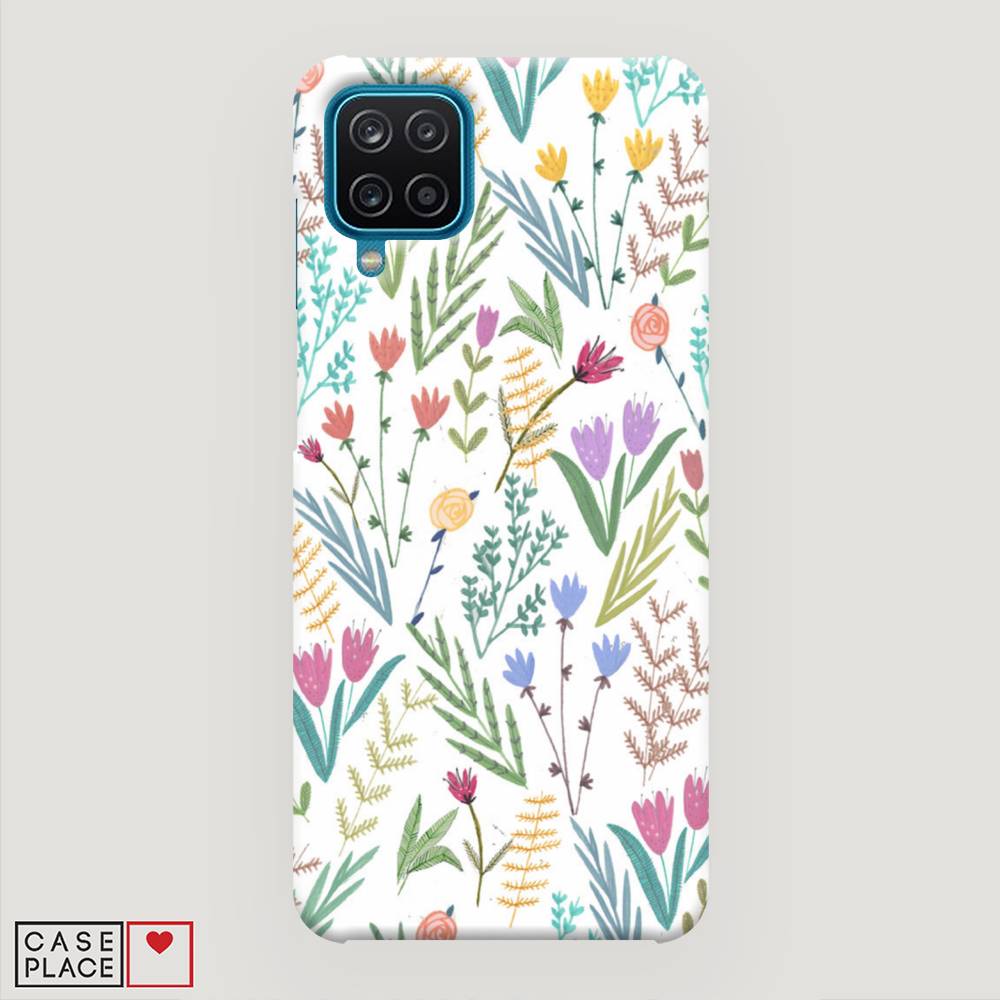 

Пластиковый чехол "Полевые цветы рисунок" на Samsung Galaxy M12, 2102620-6