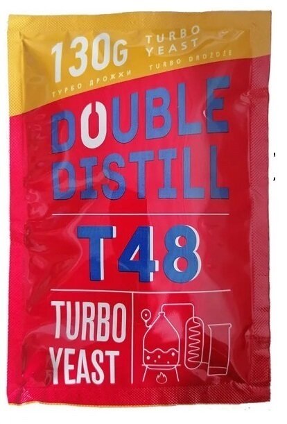 Спиртовые турбо дрожжи Double Distill T48 130гр х 10 шт