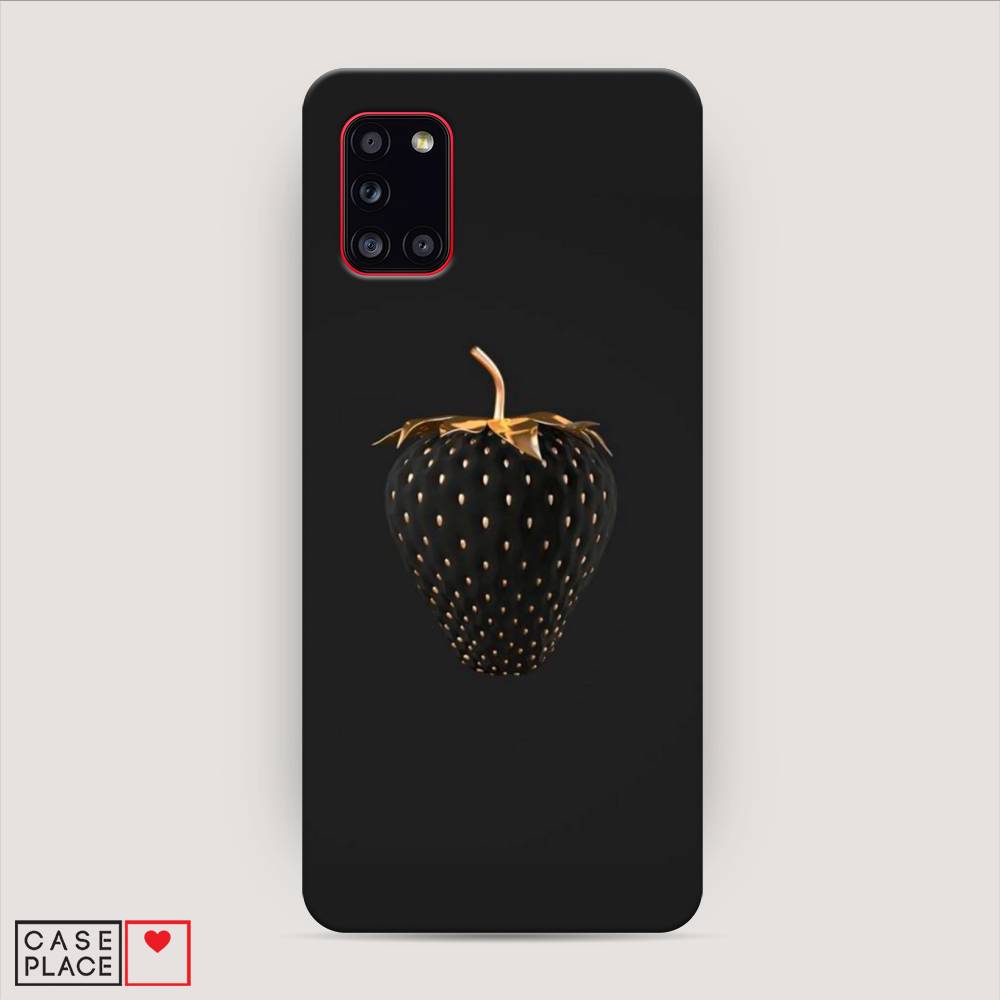 

Пластиковый чехол "Черно-золотая клубника" на Samsung Galaxy A31, 2100320-7