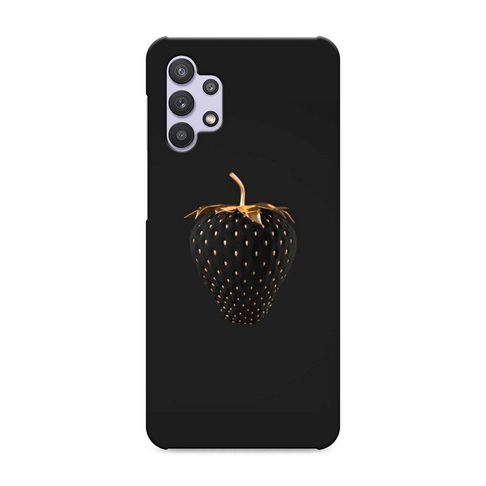 

Пластиковый чехол "Черно-золотая клубника" на Samsung Galaxy A32, 2102020-7