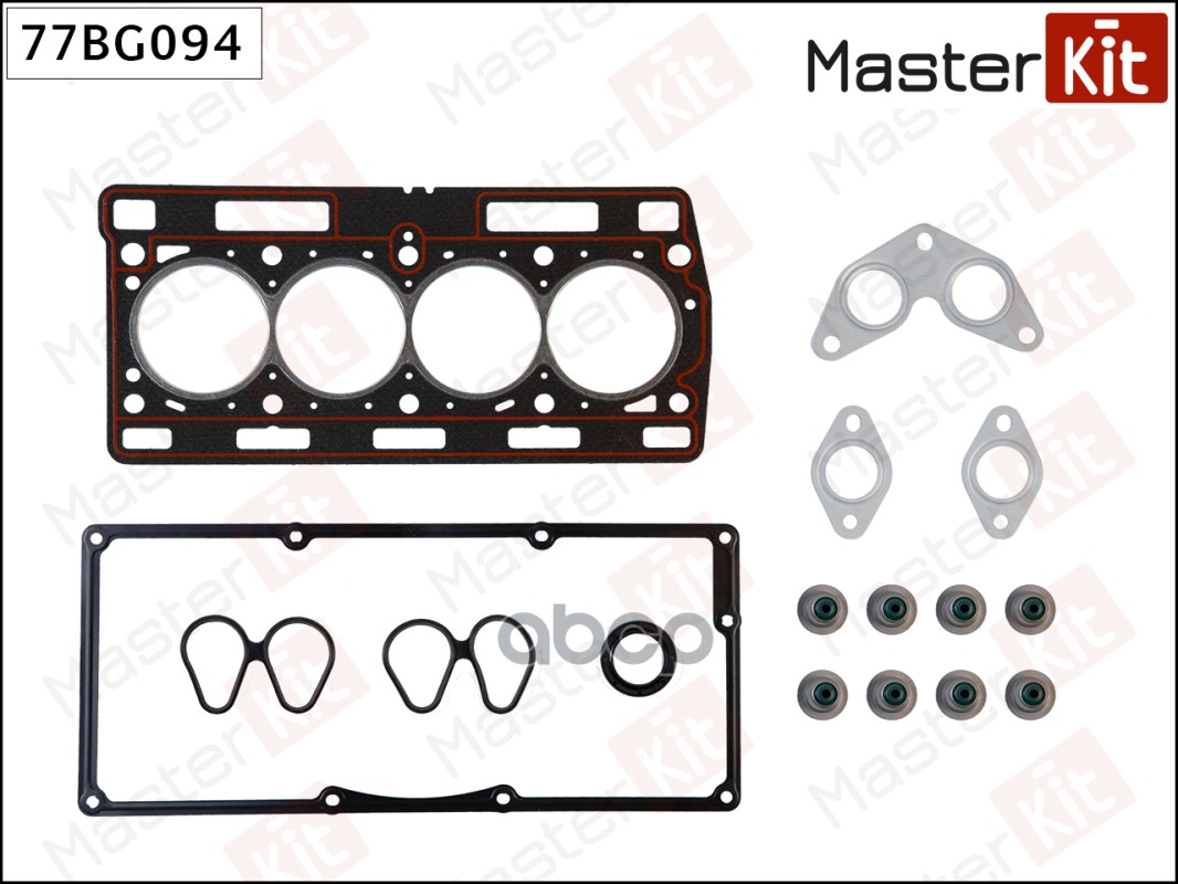 

MASTERKIT 77BG094 Набор прокладок верхний RENAULT CLIO/KANGOO/NISSAN KUBISTAR 1.2 D7F 1шт