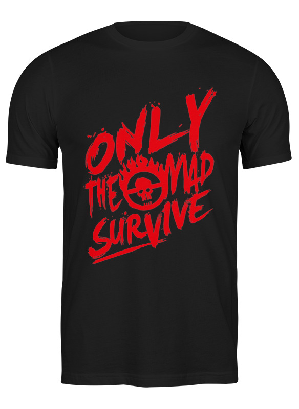 

Футболка мужская Printio Mad survive черная M, Черный, Mad survive