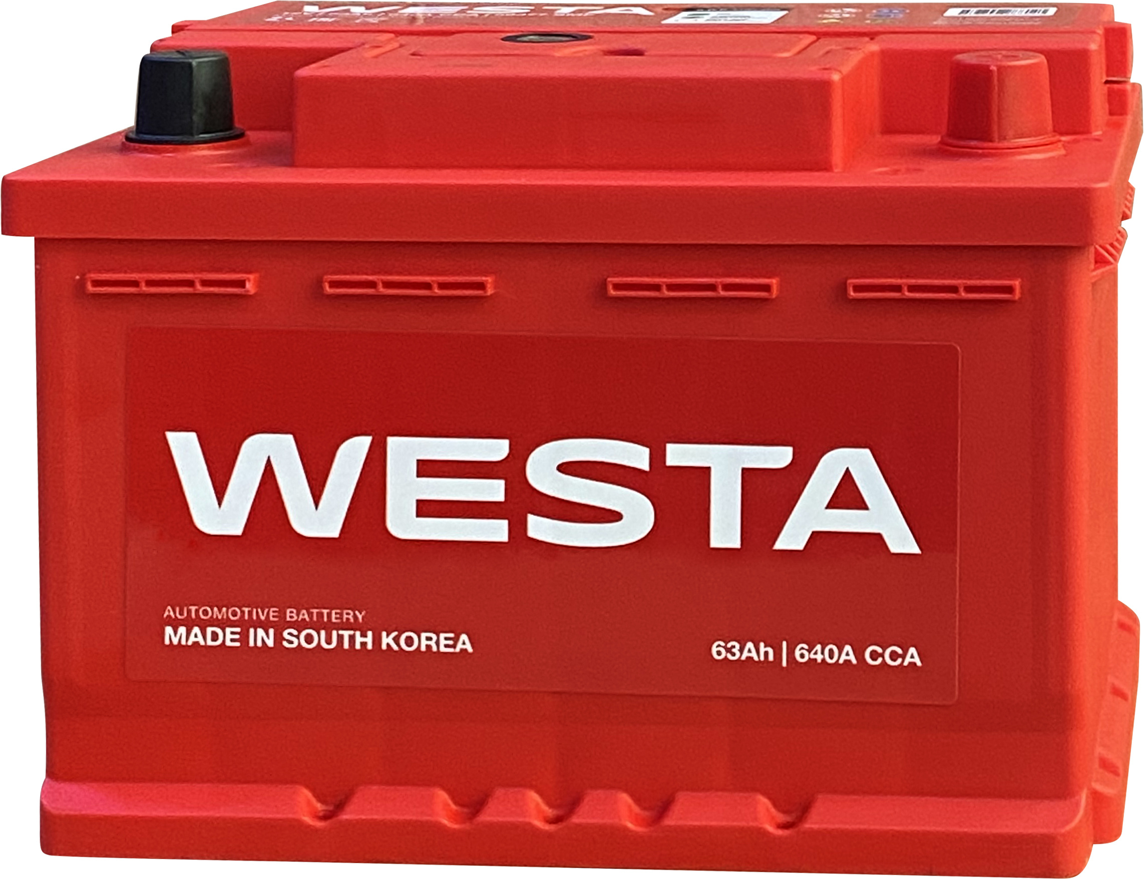 Аккумулятор для автомобиля WESTA Korea 56377 SMF 63 Ач 640 А обратная полярность 9900₽