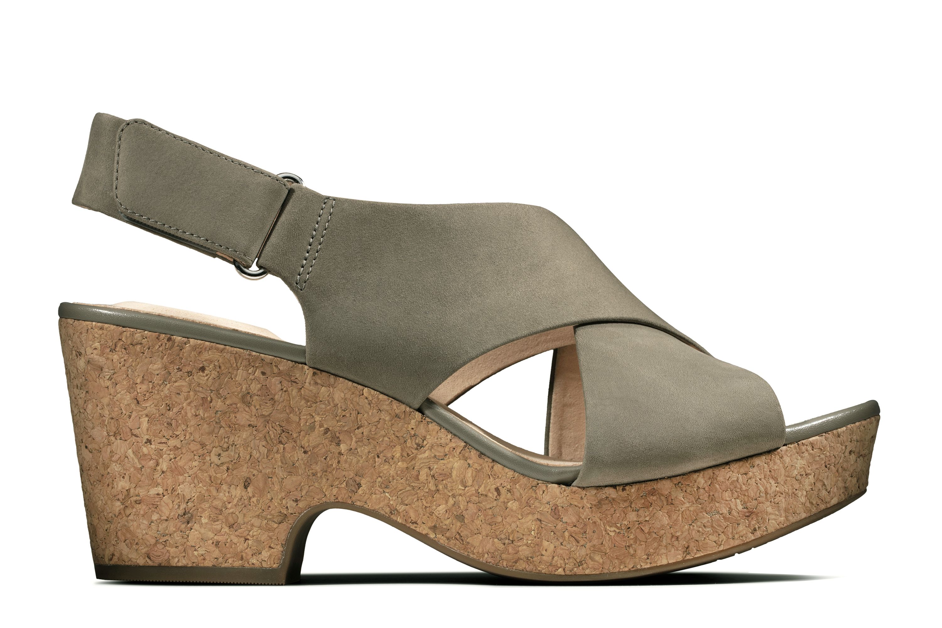 

Босоножки женский Clarks 26147930 зеленые 42 EU, Зеленый, 26147930