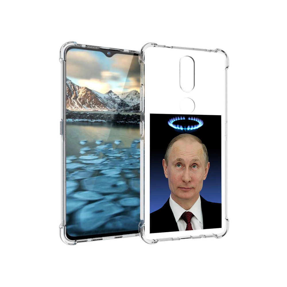 

Чехол MyPads Tocco для Nokia 2.4 святой газ (PT227049.107.594), Прозрачный, Tocco