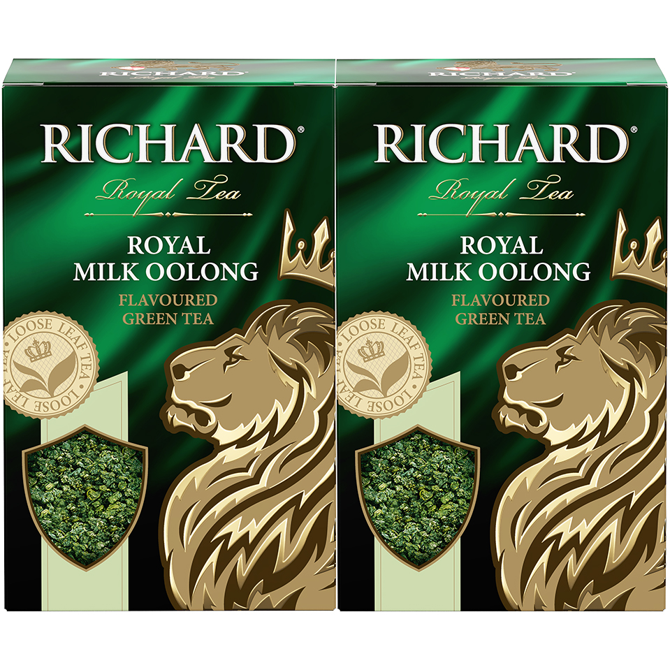 

Чай улун Richard Royal Milk Oolong, 90 г, 2 упаковки