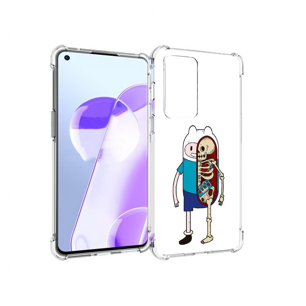 

Чехол MyPads Tocco для OnePlus 9RT Финн скелет (PT172016.131.187), Прозрачный, Tocco