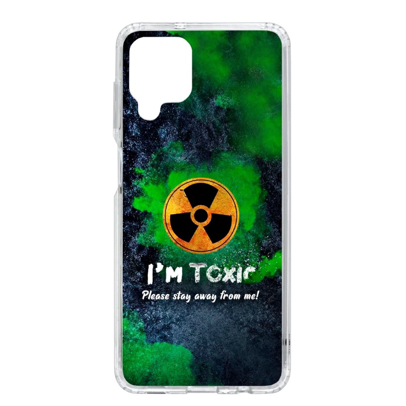 фото Чехол на samsung galaxy a12 kruche print toxic кruче