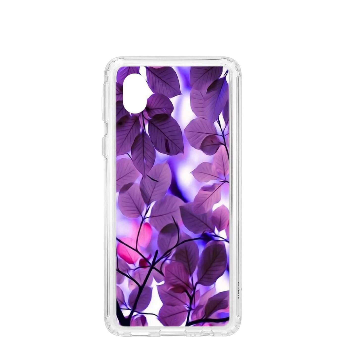 фото Чехол на samsung galaxy a01 core kruche print purple leaves кruче