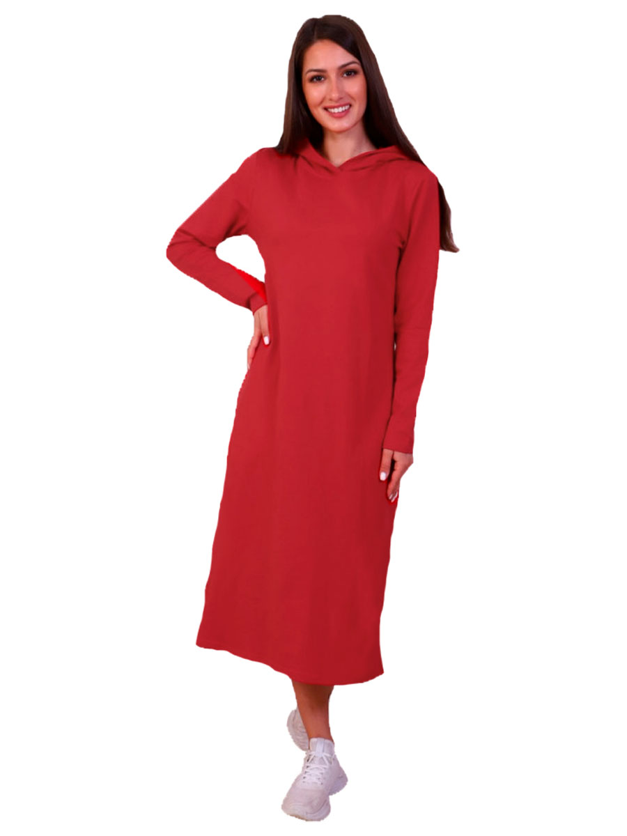 Платье женское Миллена Шарм 49512 красное 44 RU