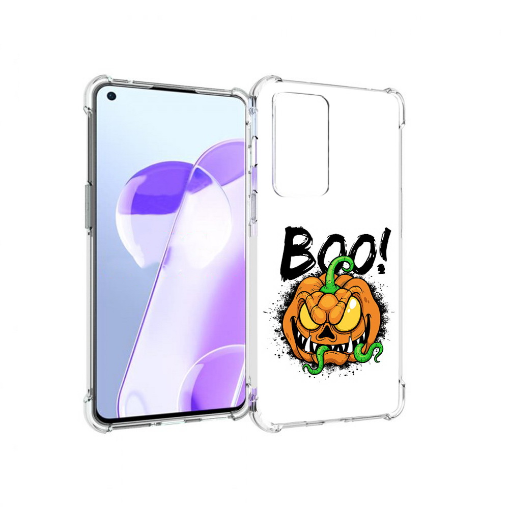 

Чехол MyPads Tocco для OnePlus 9RT Хэллоуин бу (PT172016.131.193), Прозрачный, Tocco