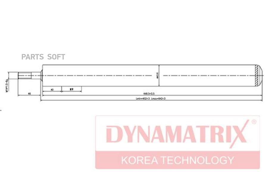 

Амортизатор Подвески Газонаполненный DYNAMATRIX-KOREA арт. DSA365505