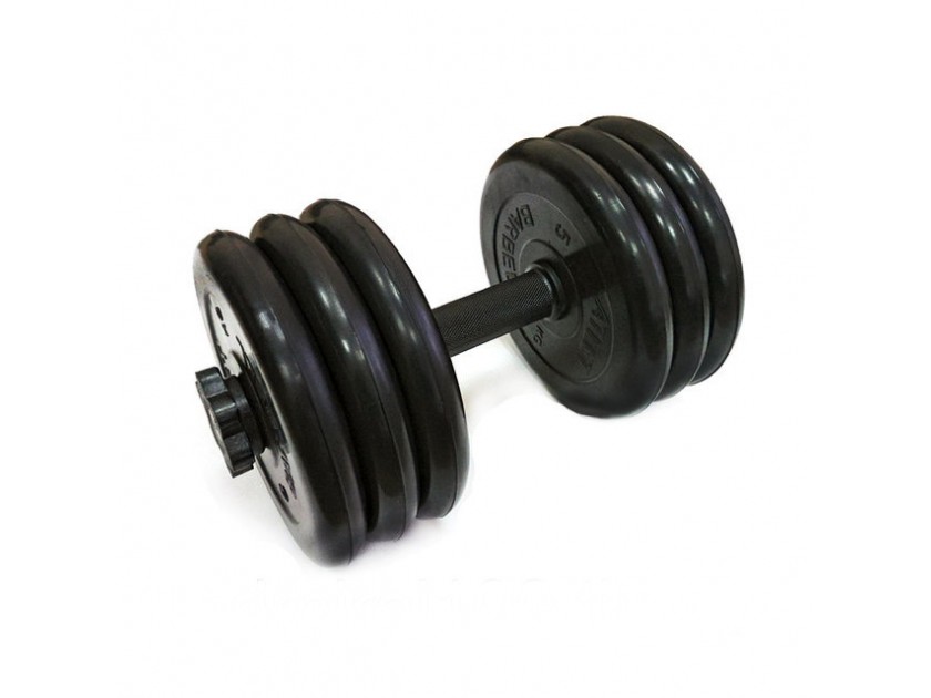 Разборная гантель MB Barbell MB-FdbM31 1 x 31,5 кг, черный