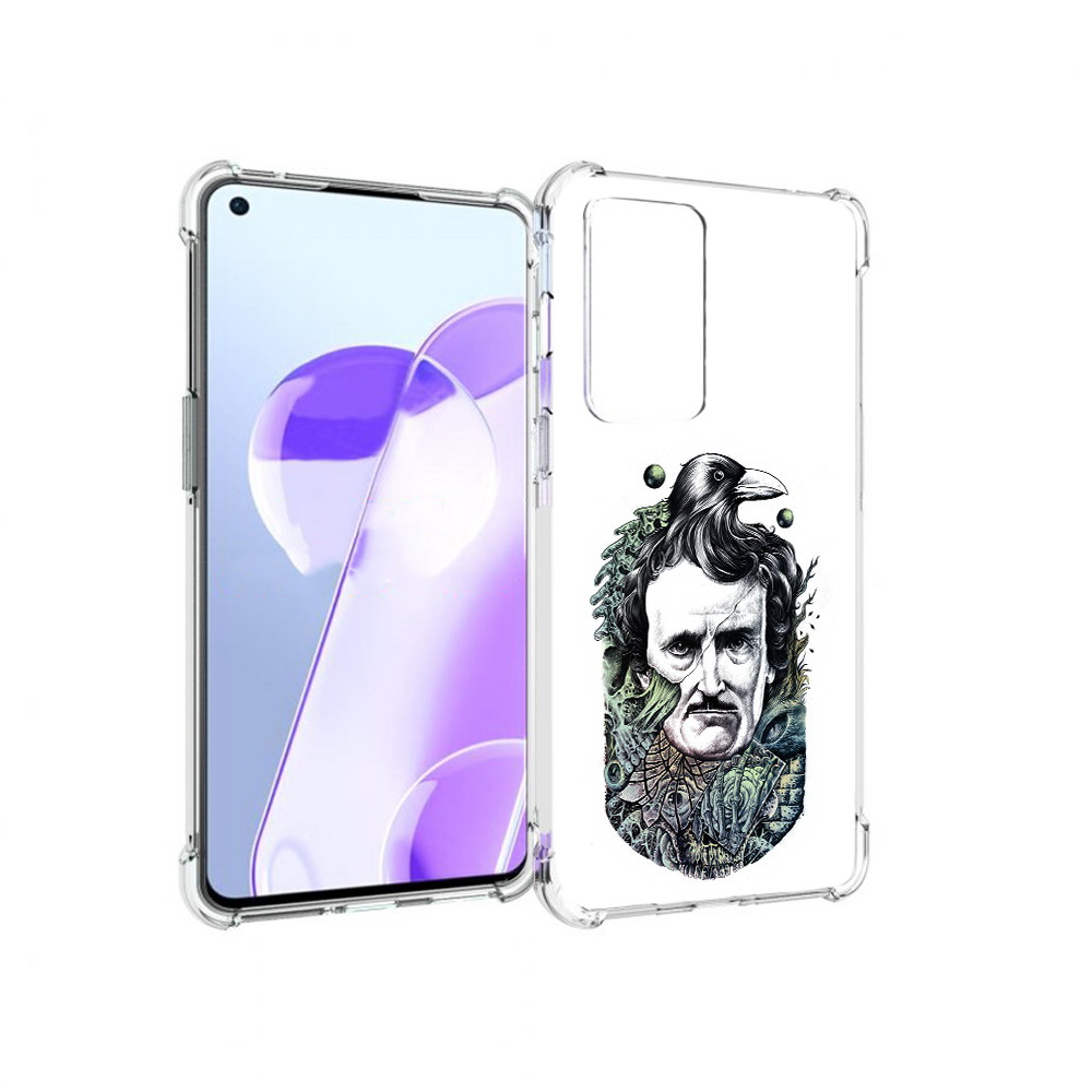 

Чехол MyPads Tocco для OnePlus 9RT Эдгар Аллан с вороном (PT172016.131.203), Прозрачный, Tocco