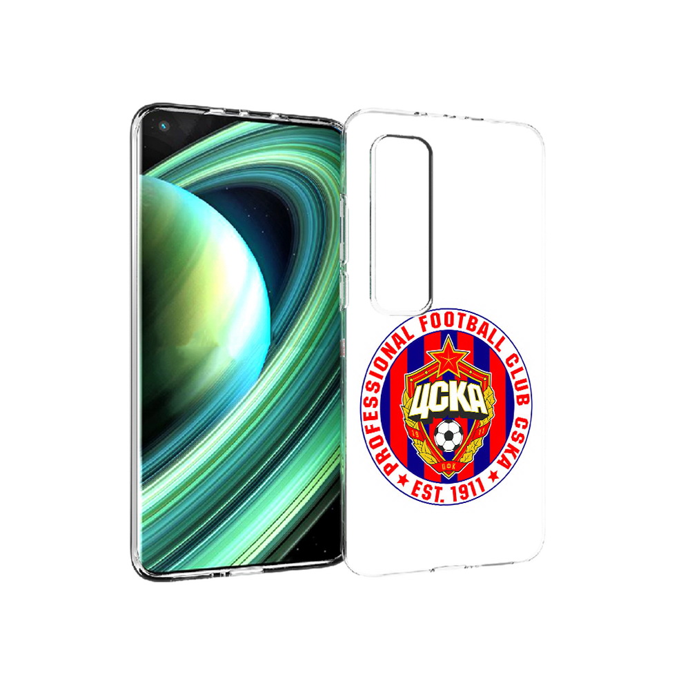 Чехол MyPads Tocco для Xiaomi Mi 10 Ultra ФК ЦСК логотип (PT156404.264.178)