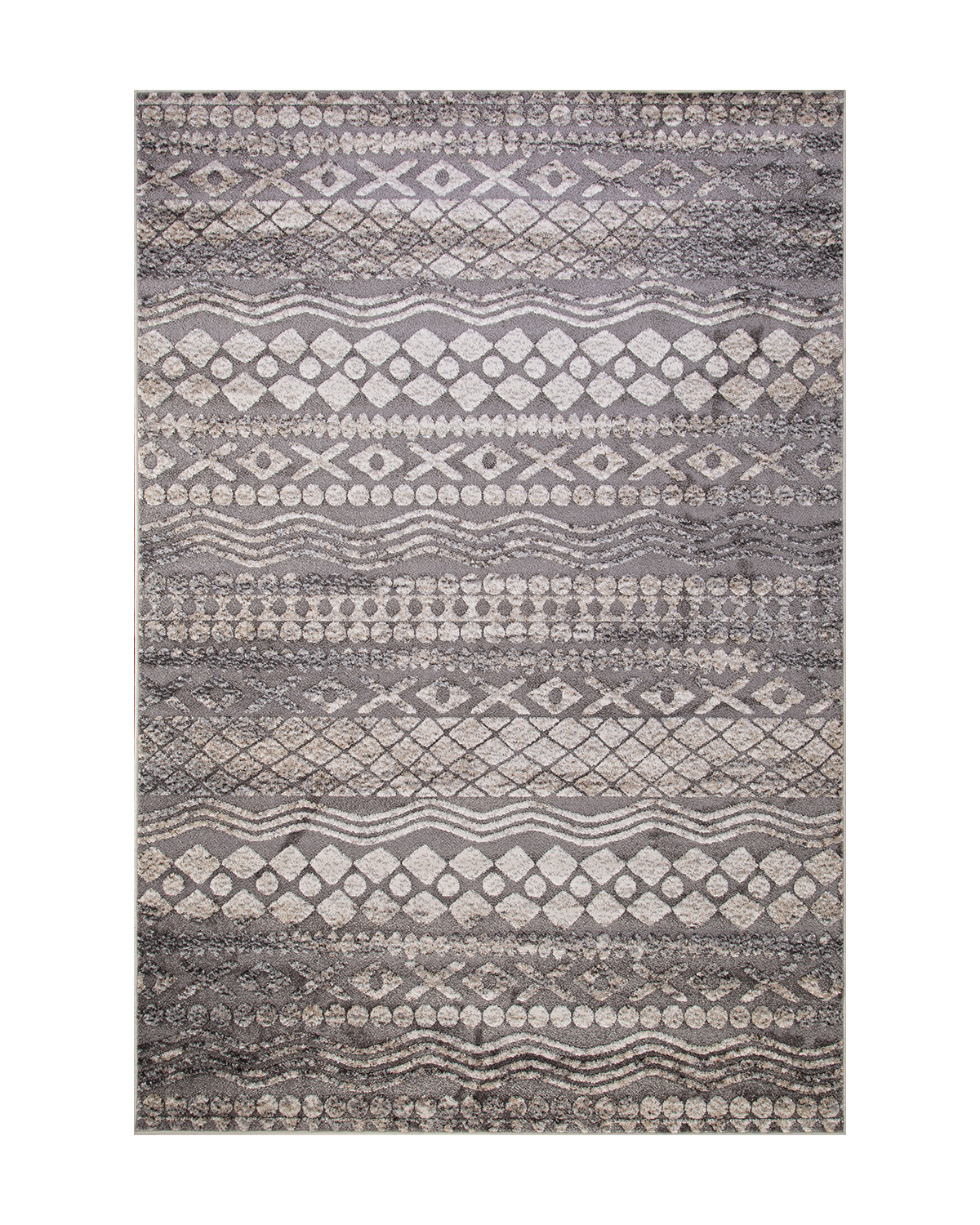 фото Ковёр merinos ibiza 160x300 прямоугольный бежевый, серый 4942