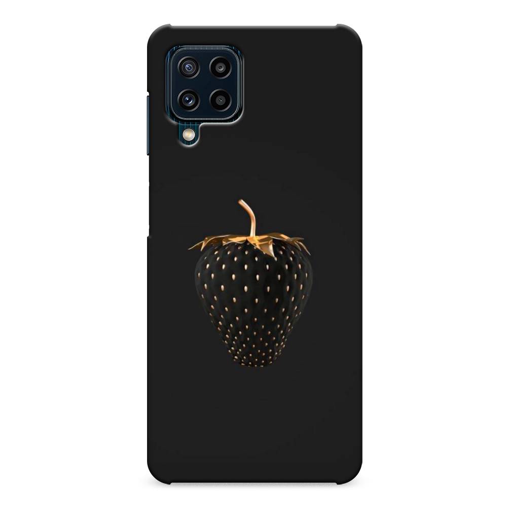 

Пластиковый чехол "Черно-золотая клубника" на Samsung Galaxy M32