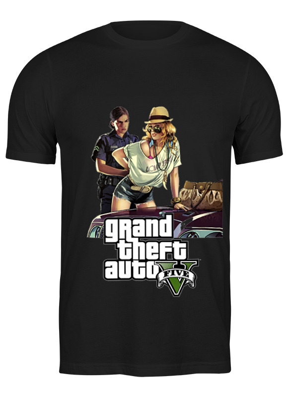 

Футболка мужская Printio Gta 5 черная M, Черный, Gta 5