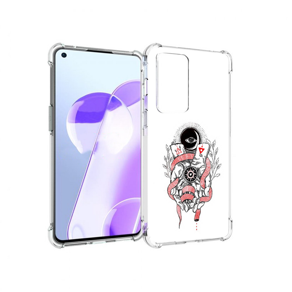 

Чехол MyPads Tocco для OnePlus 9RT абстрация связанные руки (PT172016.131.213), Прозрачный, Tocco