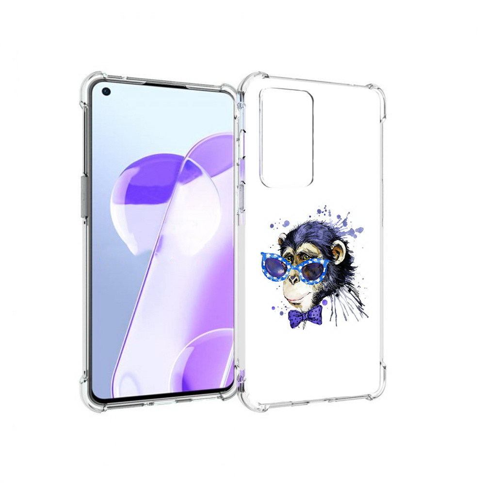

Чехол MyPads Tocco для OnePlus 9RT акварельная обезьяна (PT172016.131.216), Прозрачный, Tocco