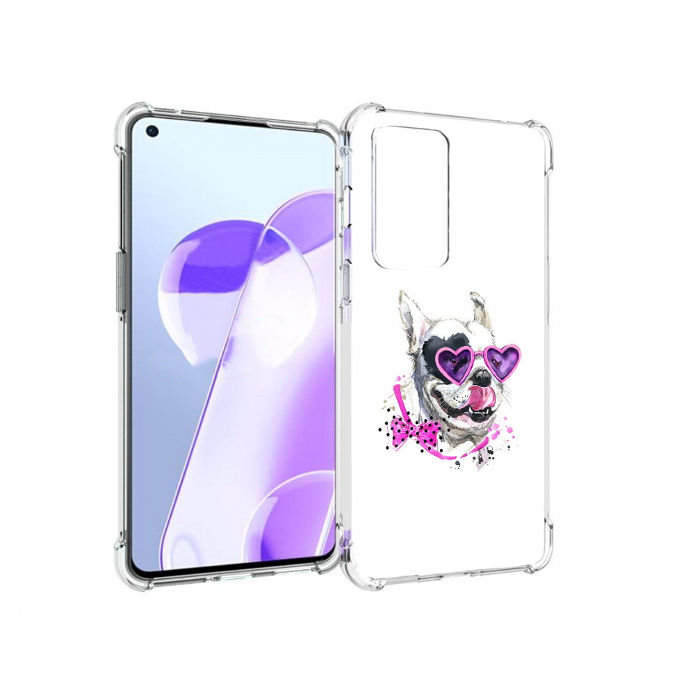 

Чехол MyPads Tocco для OnePlus 9RT акварельный пёс (PT172016.131.218), Прозрачный, Tocco
