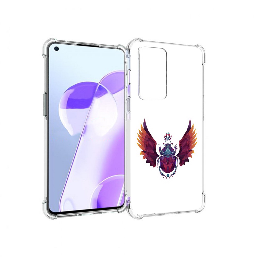 

Чехол MyPads Tocco для OnePlus 9RT алмазный скоробей (PT172016.131.219), Прозрачный, Tocco
