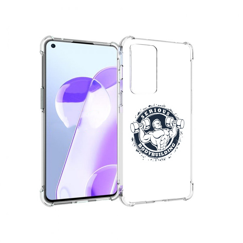 

Чехол MyPads Tocco для OnePlus 9RT бодибилдинг воля к победе (PT172016.131.231), Прозрачный, Tocco