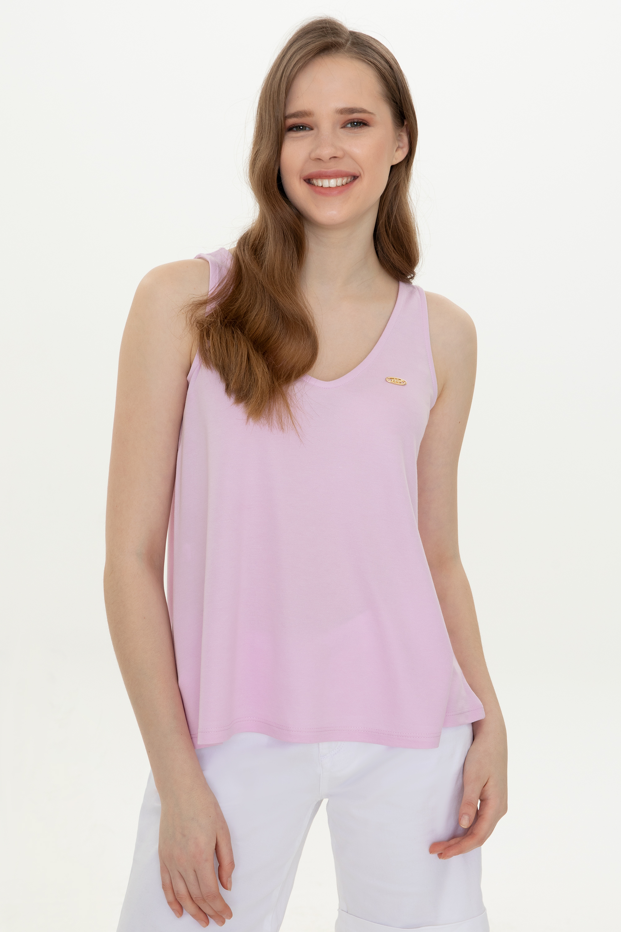 

Топ женский U.S. POLO Assn. G082SZ0110FATLE розовый XS, G082SZ0110FATLE